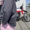 【Unisex】WALLA WALLA SPORT | ワラワラスポーツ　3/4 Baseball Tee - USED BLACK - 画像 (6)