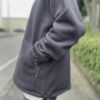 【Unisex】BURLAP OUTFITTER | バーラップアウトフィッター　Knit Fleece Half Zip Top - BLACK - 画像 (6)