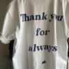【Unisex】melple | メイプル　melple×SALVAGE PUBLIC Thank you Shortsleeve - WHITE - 画像 (5)