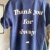 【Unisex】melple | メイプル　melple×SALVAGE PUBLIC Thank you Shortsleeve - NAVY - 画像 (5)