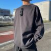 【Unisex】WALLA WALLA SPORT | ワラワラスポーツ　13oz Crew Sweat Shirt  - USED BLACK - 画像 (3)