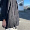 【Unisex】Rebuild by Needles | リビルドバイニードルズ　Flannel Shirt  7Cut Wide Sht / Over Dye - BLACK Ⅰ - 画像 (6)