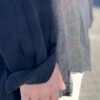【Unisex】Rebuild by Needles | リビルドバイニードルズ　Flannel Shirt  7Cut Wide Sht / Over Dye - BLACK Ⅱ - 画像 (6)
