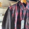 【Unisex】Rebuild by Needles | リビルドバイニードルズ　Flannel Shirt  7Cut Wide Sht / Over Dye - BROWN Ⅱ - 画像 (8)