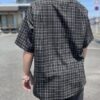【Men's】*A VONTADE | アボンタージ　Tropical Wool Check Shirts S/S - DK.BROWN CHEACK [VTD-0369-SH] - 画像 (5)
