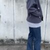 NEEDLES | ニードルズ　Piping Cowboy Jacket [PE/PU Double Cloth] - CHARCOAL [LQ162] - 画像 (7)