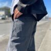 【Men's】*A VONTADE | アボンタージ　Utility Trousers - CHARCOAL BACKSATIN - 画像 (5)