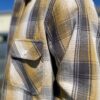 【Men's】BIG MIKE | ビッグマイク　Heavy Flannel Shirts - YEL×GRY×OFF - 画像 (6)