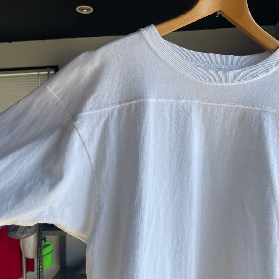 【Unisex】ThE hommage | オマージュ 『ヨン・ゴーTee』"Football" - WHITE - 画像 (9)