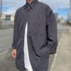 【Men's】BURLAP OUTFITTER | バーラップアウトフィッター　L/S B.B. Shirt Solid - RAVEN - 画像 (8)