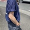 【Unisex】melple | メイプル　melple×SALVAGE PUBLIC Thank you Shortsleeve - NAVY - 画像 (11)