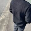 【Men's】*A VONTADE | アボンタージ　Big Waffle Drivers Zip Cardigan - BLACK - 画像 (7)