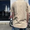 【Unisex】free rage | フリーレイジ　Rycycle Cotton Tee Solid - PEACH - 画像 (7)
