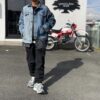 【Unisex】Rebuild by Needles | リビルドバイニードルズ　Jean Jacket 〔COVERD JACKET〕- DENIM [NS297] - 画像 (4)