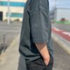 【Men's】Less by SHELTECH | シェルテック　Wide Tee - PIGMENT BLACK - 画像 (5)