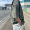 【Men's】Less by SHELTECH | シェルテック　Wide Tee - PIGMENT KHAKI - 画像 (6)