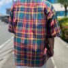 【Men's】EEL Products | イールプロダクツ　花火シャツ - PURPLE CHEACK - 画像 (6)