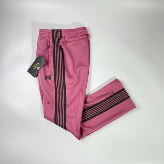 NEEDLES | ニードルズ　Narrow Track Pant [POLY SMOOTH] - SMORK PINK [MR287]