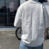 【Men's】BIG MIKE | ビッグマイク　Heavy Wide Sunglasses Pocket S/S Tee - FORGE GREY - 画像 (6)