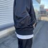 【Unisex】Needles | ニードルズ　Dolman Sleeve Track Jacket [Poly Smooth] - BLACK - 画像 (5)