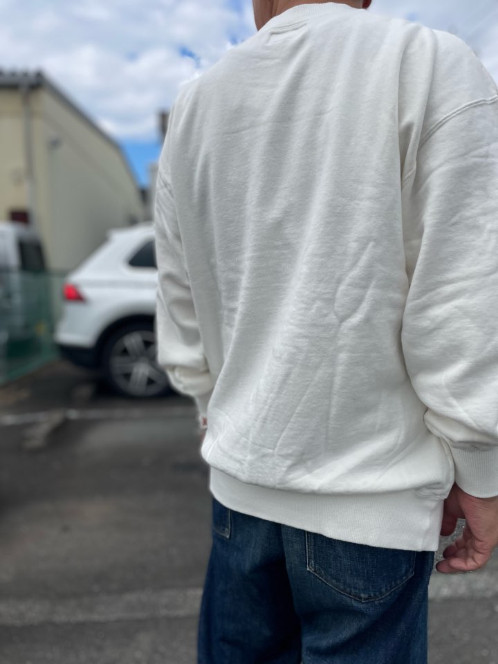 【Unisex】free rage | フリーレイジ "STANDARD" Crew Neck Sweat - WHITE - 画像 (6)