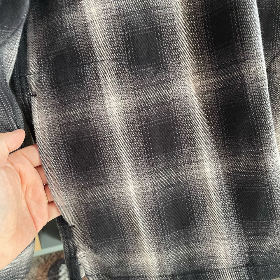 【Men's】BIG MIKE | ビッグマイク Heavy Flannel Zip Shirt Jacket - BLACK×GRAY - 画像 (14)