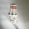 【Unisex】Alore | アローレ　Line Socks - ORANGE - 画像 (3)