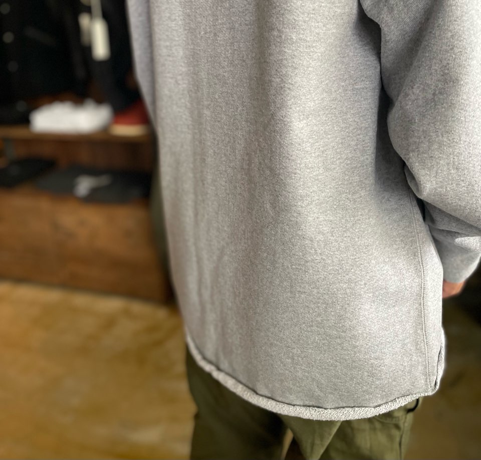 【Unisex】WALLA WALLA SPORT | ワラワラスポーツ 13oz Crew Sweat Shirt  - HEATHER GREY - 画像 (7)