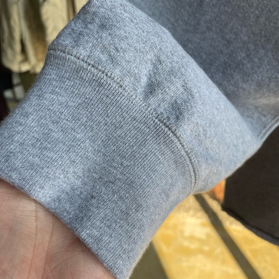 【Unisex】WALLA WALLA SPORT | ワラワラスポーツ 13oz Crew Sweat Shirt  - HEATHER GREY - 画像 (10)