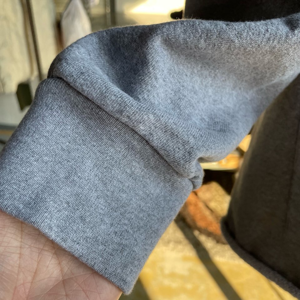 【Unisex】WALLA WALLA SPORT | ワラワラスポーツ 13oz Full Zip Hoodie - HEATHER GREY - 画像 (11)