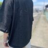 【Men's】BURLAP OUTFITTER | バーラップアウトフィッター　Half Sleeve B.B Stripe Tee - BLACK/GREY - 画像 (6)