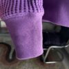 【Unisex】JEMORGAN | ジェーイーモーガン　Big Waffle Crew Neck - PURPLE - 画像 (10)