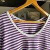 【Ladies】Le minor | ルミノア　Mademoiselle U-Neck - WHITE/VIOLET [20GF16404WVL] - 画像 (10)