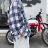 【Unisex】Rebuild by Needles | リビルドバイニードルズ　Flannel Shirt 7Cut Wide Sht - C - 画像 (5)