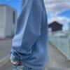 【Unisex】Import Brand　Garment Dyed Crew Swat - BLUE - 画像 (3)