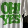 【Unisex】free rage | フリーレイジ　Rycycle Cotton Tee “OH!NO!OH!YES” - WHITE - 画像 (5)