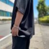 【Unisex】armi | アーミィ　『残布』Zan;p T Oversize - BLACK - 画像 (4)