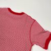 【Ladies】Healthknit | ヘルスニット　Basic Waffle Crewneck S/S Tee BASIC WAFFLE CREWNECK S/S - RED×OFF BORDER [602S] - 画像 (11)