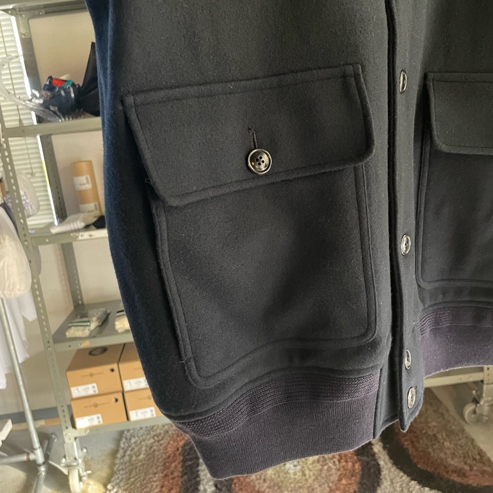 【Men's】*A VONTADE | アボンタージ Melton Driving Jacket - DARK NAVY - 画像 (10)