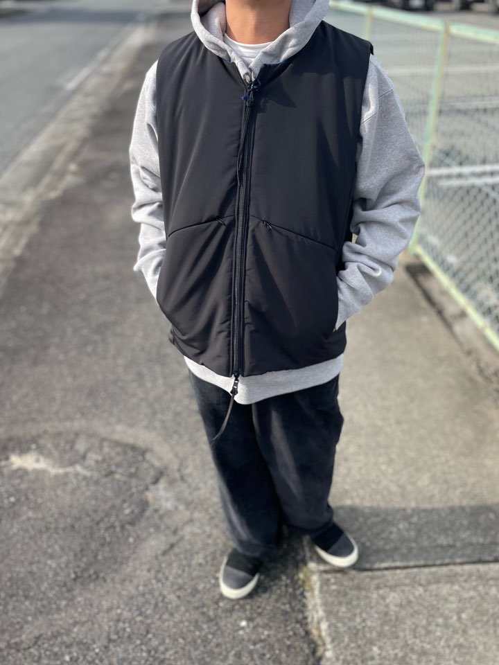 【Men's】melple | メイプル Ventura Vest - BLACK×BLUE - 画像 (7)