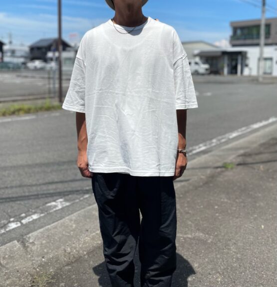 【Unisex】armi | アーミィ　『残布』Zan;p T Oversize - WHITE