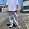 【Men's】THE HOMMARGE EFFORT | ザ・オマージュ　Mockneck Dropshoulder Tee - WHITE - 画像 (7)