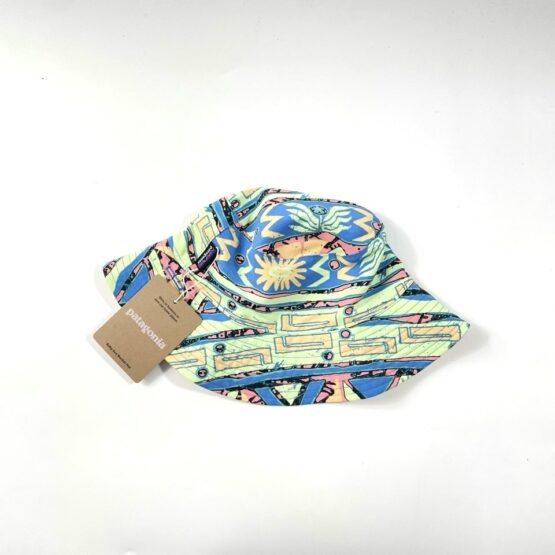 【Kid's】patagonia | パタゴニア　Baby Sun Bucket Hat - High Hopes Geo : Salamander Green [66077]