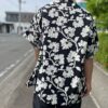 【Unisex】SUNNY SPORTS | サニースポーツ　Printed Box Shirt - WHITE × BLACK - 画像 (7)
