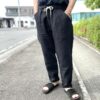 【Men's】Re made in tokyo japan | アールイーメイドイントーキョージャパン　French Linen Tuck Pants - BLACK - 画像 (3)