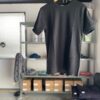 【Ladies】Healthknit | ヘルスニット　Basic Waffle Crewneck S/S Tee - BLACK [602S_SOLID] - 画像 (6)