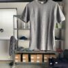 【Ladies】Healthknit | ヘルスニット　Basic Waffle Crewneck S/S Tee - CHARCOAL [602S_SOLID] - 画像 (6)