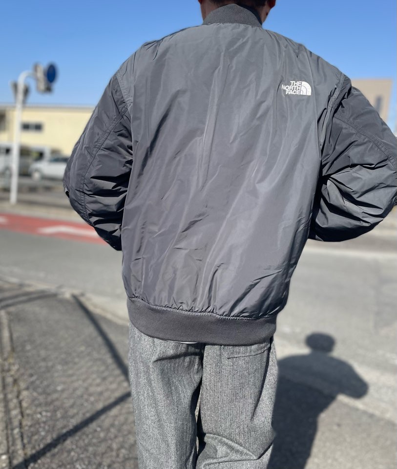 【Men's】THE NORTH FACE | ザ・ノースフェイス Insulation Bomber Jacket - AG アスファルトグレー - 画像 (7)