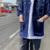 【Unisex】NEEDLES | ニードルズ　Cabana Shirt [C/Pe/R Lace Cloth / FLOWER] - NAVY [MR252] - 画像 (7)
