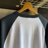 【Unisex】WALLA WALLA SPORT | ワラワラスポーツ　3/4 Baseball Tee 2 Tone - WHITE / CARBON - 画像 (12)